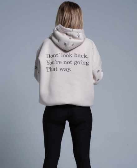 Bej Oversıze Eye Sweatshırt