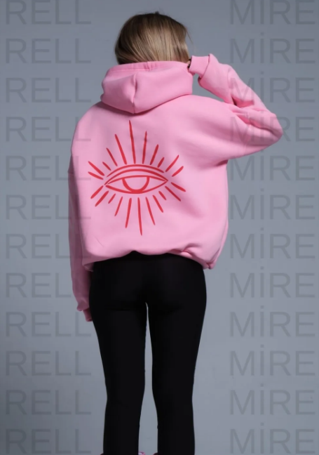 Göz Baskılı Sweatshirt